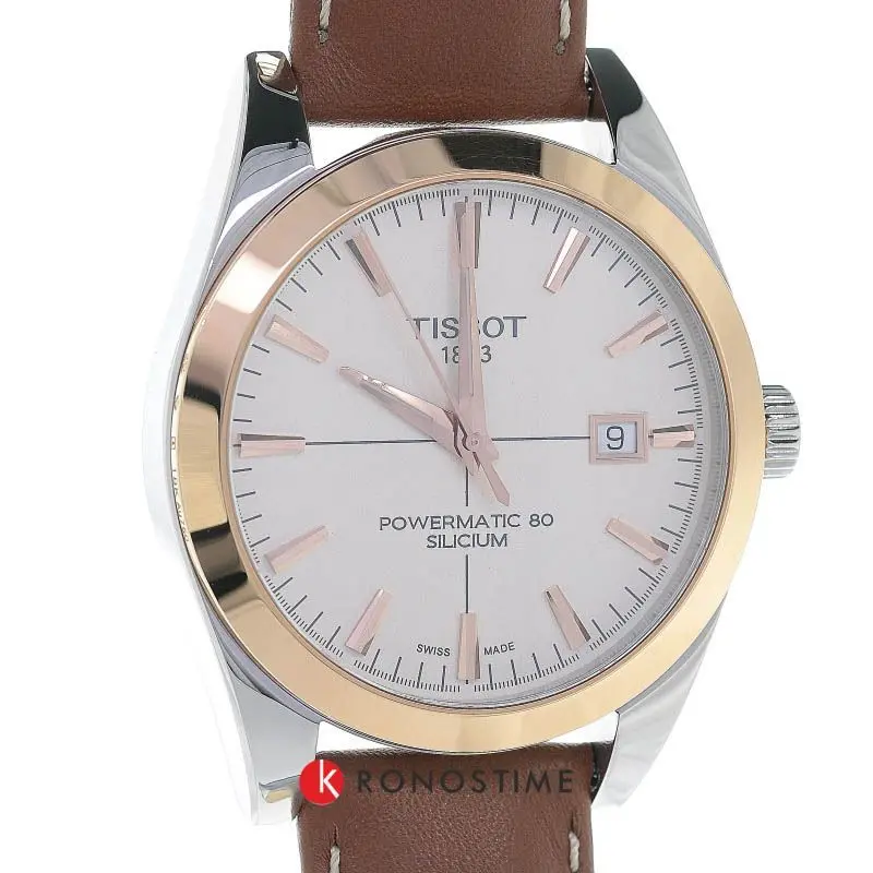 Фотография часов Tissot Gentleman Powermatic 80 Silicium 18K Gold T927.407.46.261.00_2