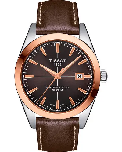 Tissot Gentleman Powermatic 80 Silicium 18K Gold T927.407.46.291.00