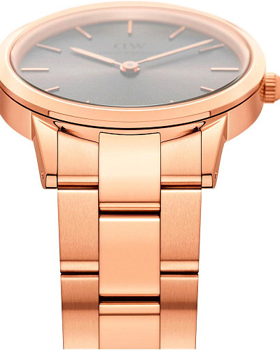 Daniel Wellington Iconic Link Grey Rose Gold DW00100336